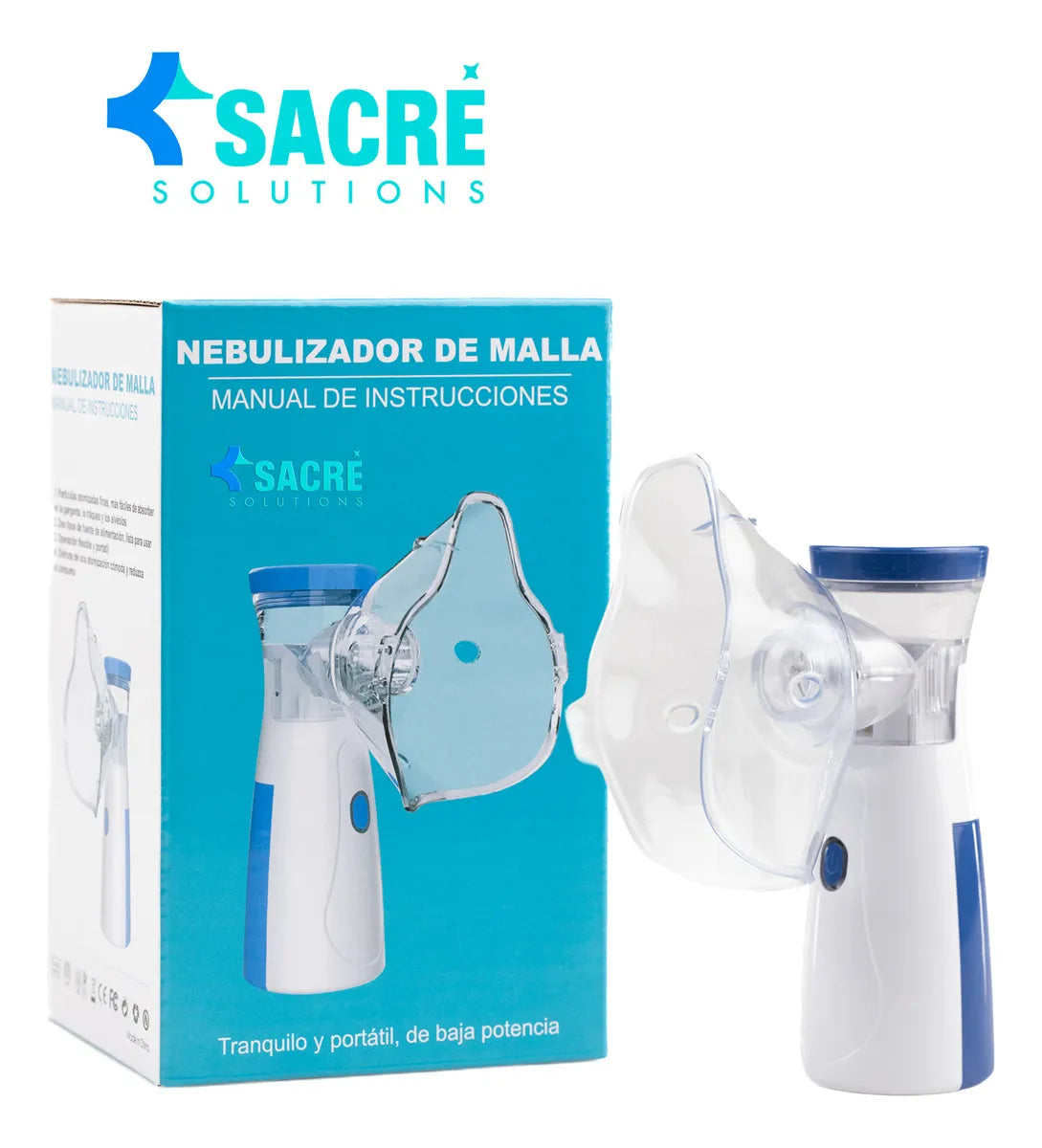 Nebulizador Inalámbrico Ultrasónico Nebulizer Inalador Nebulizador Sacre Solutions